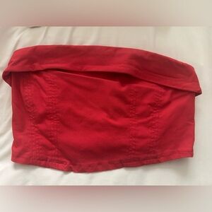 Wild Fable Scarlet Smocked Top